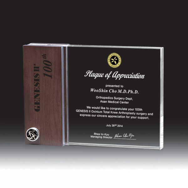 크리스탈 감사패/공로패 HB-7004